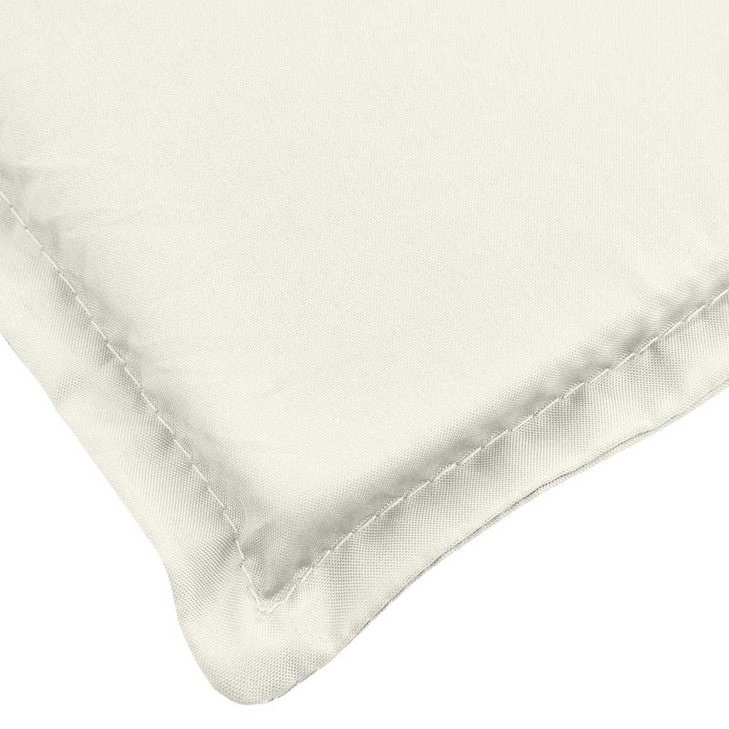 Lounge Chair Cushion Melange Cream (75+105) x 50 x 4 cm Fabric