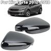 Накладка на зеркало заднего вида Для Kia Forte Cerato K3 2012 2013 2014-2018 Черная С защелкой Накладка на боковое зеркало Автоаксессуары