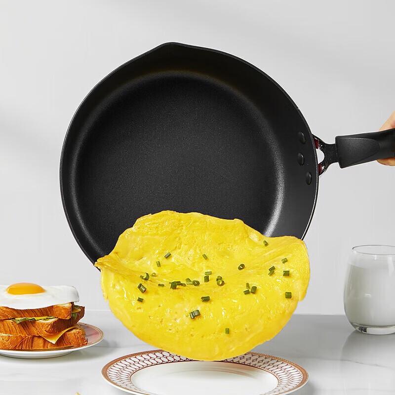Глубокая титановая антипригарная сковорода-фритюрница Chui Da Huang с крышкой