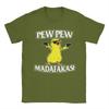 Мужские футболки Duck Pew Pew Madafakas Винтажные футболки из чистого хлопка Футболки с коротким рукавом Футболки с круглым вырезом Одежда Большой размер