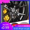 Для Jeep 4 шт. 55/64 мм Автомобильный стайлинг Колпачки ступицы колеса Заглушки ступицы Покрытие эмблемы шины Для Jeep Grand Cherokee Wrangler Renegaed Com