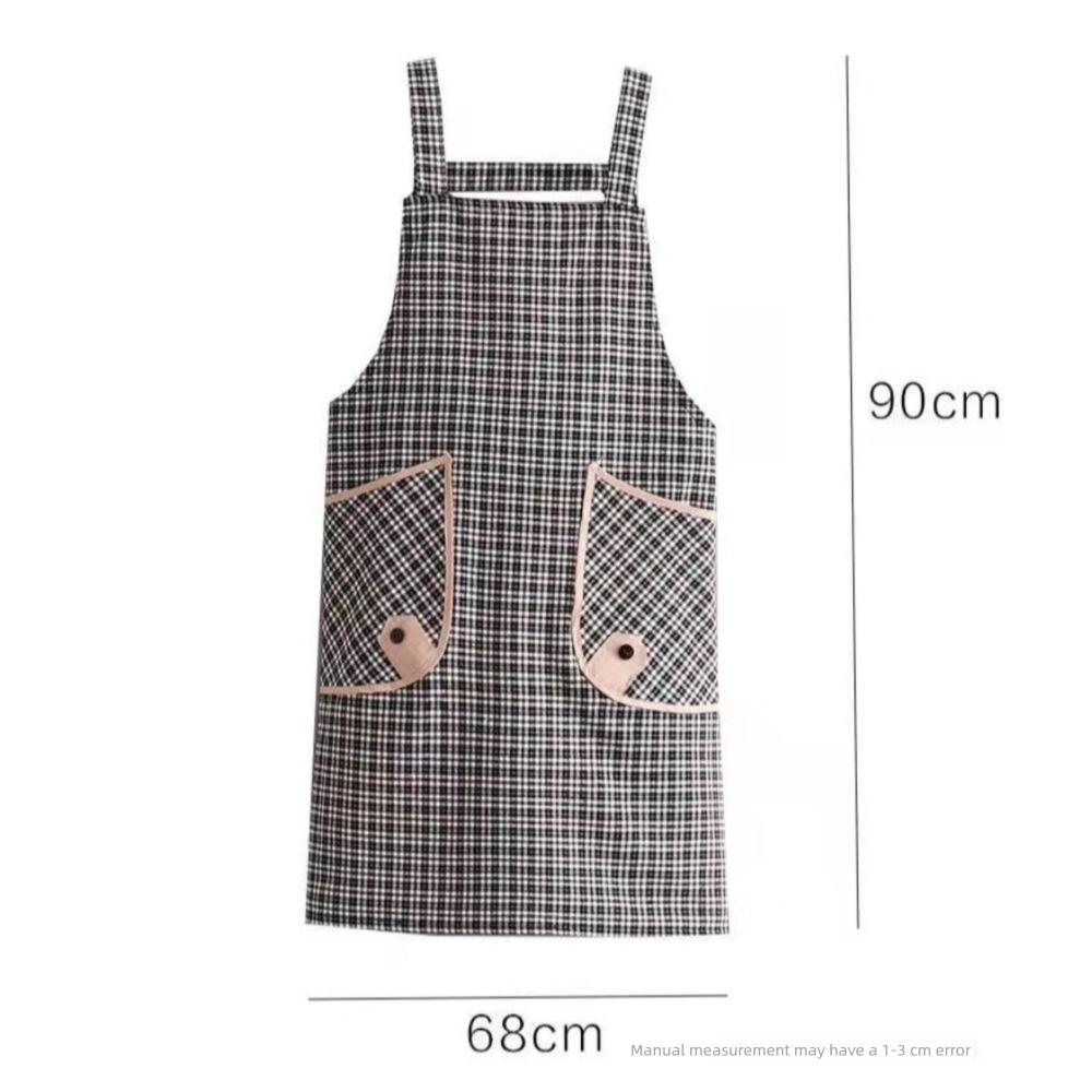 Breathable Kitchen Apron Flower Cooking Smock New Catering Work Clothes for Women Girl
