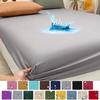 Супер водонепроницаемая простыня Регулируемые наматрасники Простыня разного размера Четыре угла с эластичным покрывалом Покрывало без наволочки