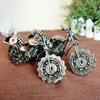 Chain Motorcycle Model Handmade Wrought Iron Ornament Metal Craft Antique Home Decoration Creative Gifts