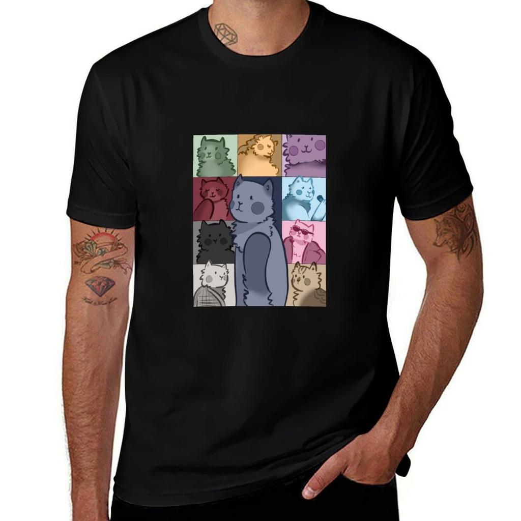 Ts Tour Cats Tshirt Large Size Breathable Tee