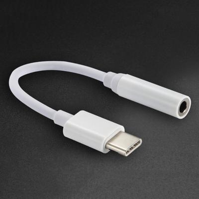 12,5 см USB-C / Type-C Штекер на 3,5 мм Аудио Разъем Адаптер-Конвертер(белый)