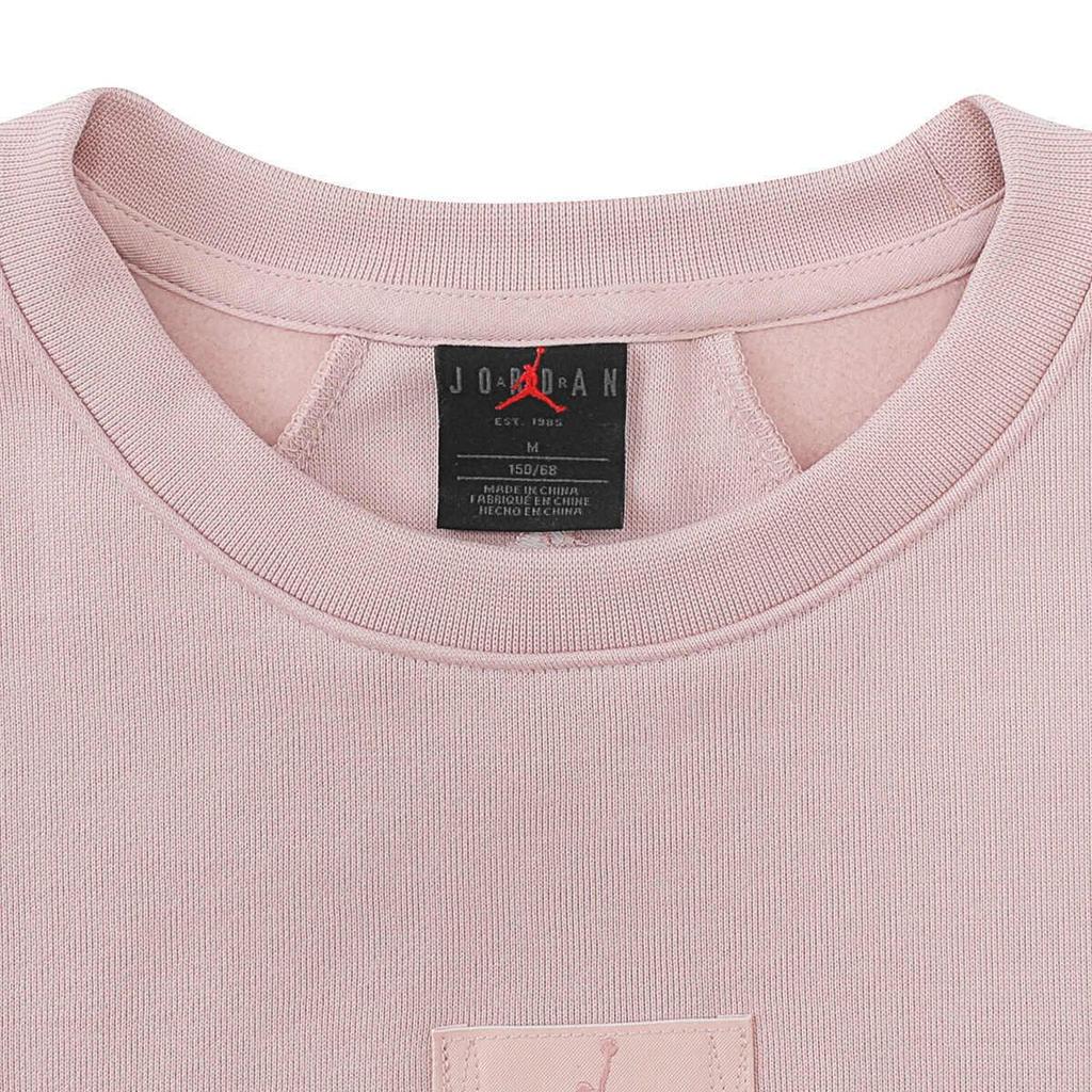 Jordan Свитер с круглым вырезом, однотонный свитшот, детская толстовка, розовый JD2442127GS-002