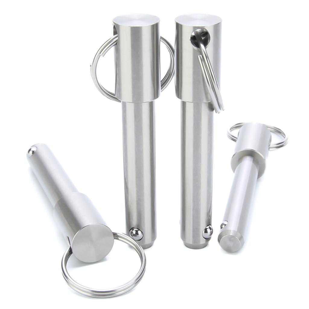 Dia 5~25mm Usable Length 10~100mm Spring Pins All Stainless Steel Pin Quick Release Pin Ball Lock Pins With Ring