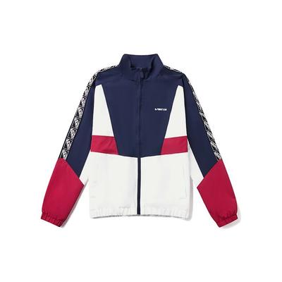 Университетская ретро-ветровка с воротником-стойкой, спортивная куртка, женская верхняя одежда, темно-синяя VN0A4BR74NH