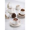 Набор Milla из 6 фарфоровых кофейных чашек с мраморным узором