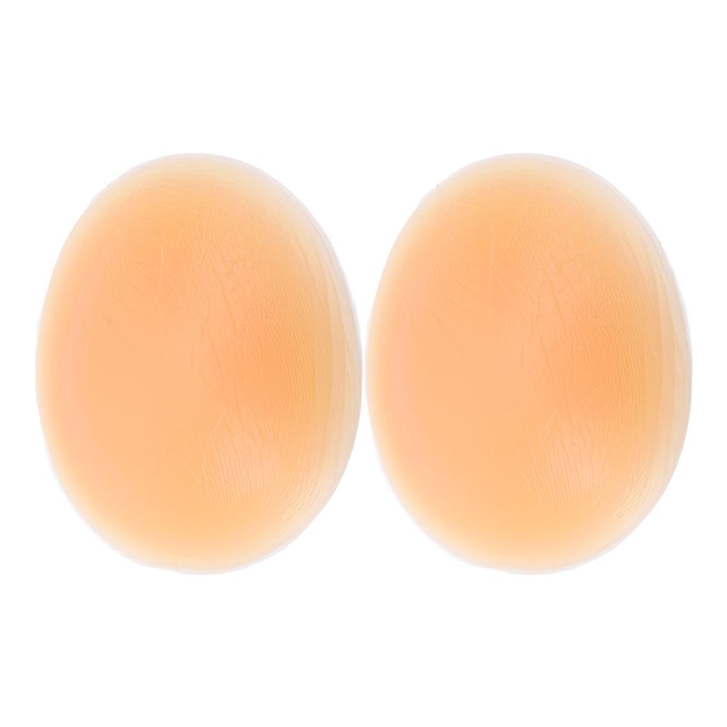 1 Pair Silicone Self Adhesive Butt Pads Comfortable Artificial Hip Pads Buttocks Inserts for Women