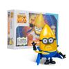 Minions Despicable Me 4 Mega Gus Action Figure with 6 Interchangeable Expressions and Rotatable Head Minion Model Gift for Kids Ages 8 and Up Toy,
