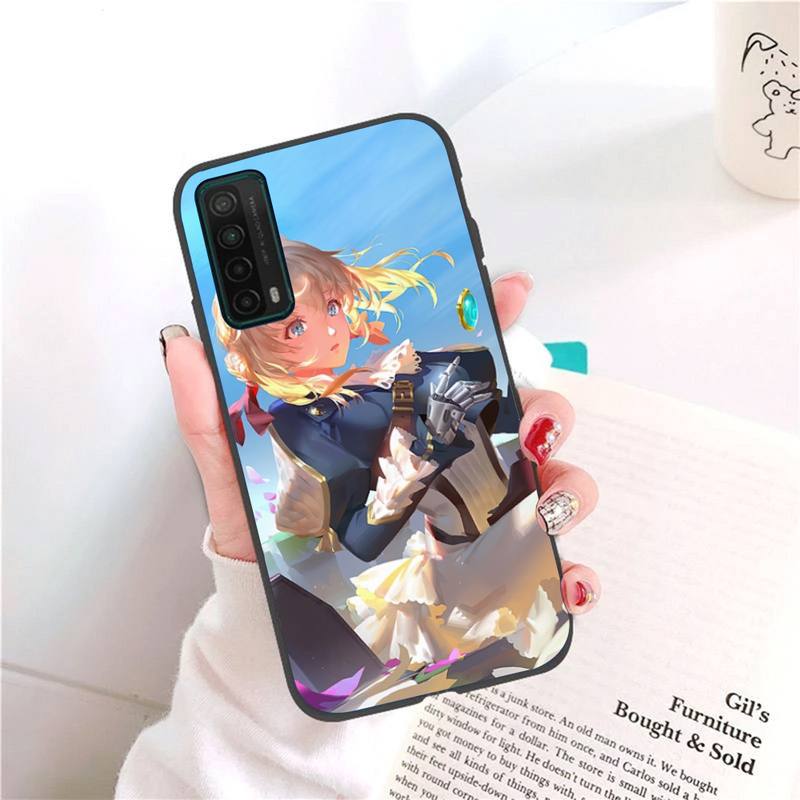 Фиолетовый чехол для телефона Evergarden для Honor 7A Pro 7C 10i 8A 8X 8S 8 9 10 20 Lite, силиконовый чехол