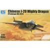 Trumpeter 1/72 Scale Chinese Air Force J-20 Fighter Mighty Dragon Prototype 2011 Plastic Model Kit 01665