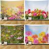 Romantic Spring Garden Tapestry Office Living Room Decoration Home Wall Tapestry