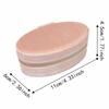 Oval Shape Oval Velvet Jewelry Box Portable Ring Earring Necklace Box  Gift for Women