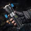 20000LM High Power LED Flashlight Built-in Battery Aluminum Alloy Camping Night Fishing Torch Power Bank Zoomable Hand Lantern