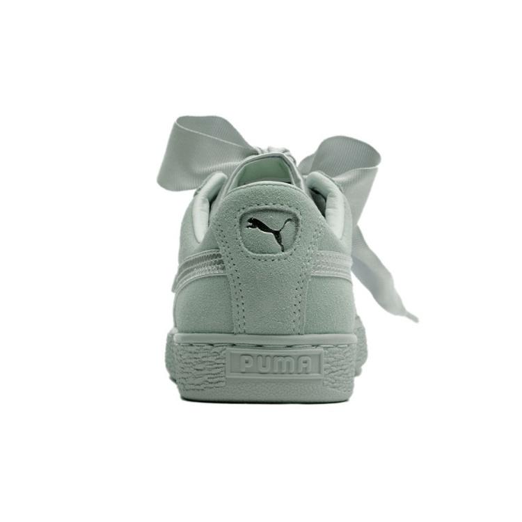 (WMNS) PUMA Suede Heart Ep Blue Flo Sneakers Green Women's 366922-03