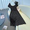 A New Summer Style of Plus-size Women's Dress with High-end and Slimming Floral Patterns