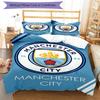 3pcs Football Team (32) Design Cover Set - HD Printed Bedding with 1 Cover and 2 Pillowcases - Perfect for Home and Dorm Decor