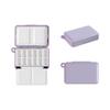 Purple Watercolor Paint Subpackage Palette Pigment Box High-quality Travel Plastic Painting Box