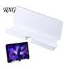 Universal Tablet Dock Acrylic Wall Mount Holder, Mounted Smartphone Stand, Smooth Surface Phone Holder Cable And Charging Hole Organizer for