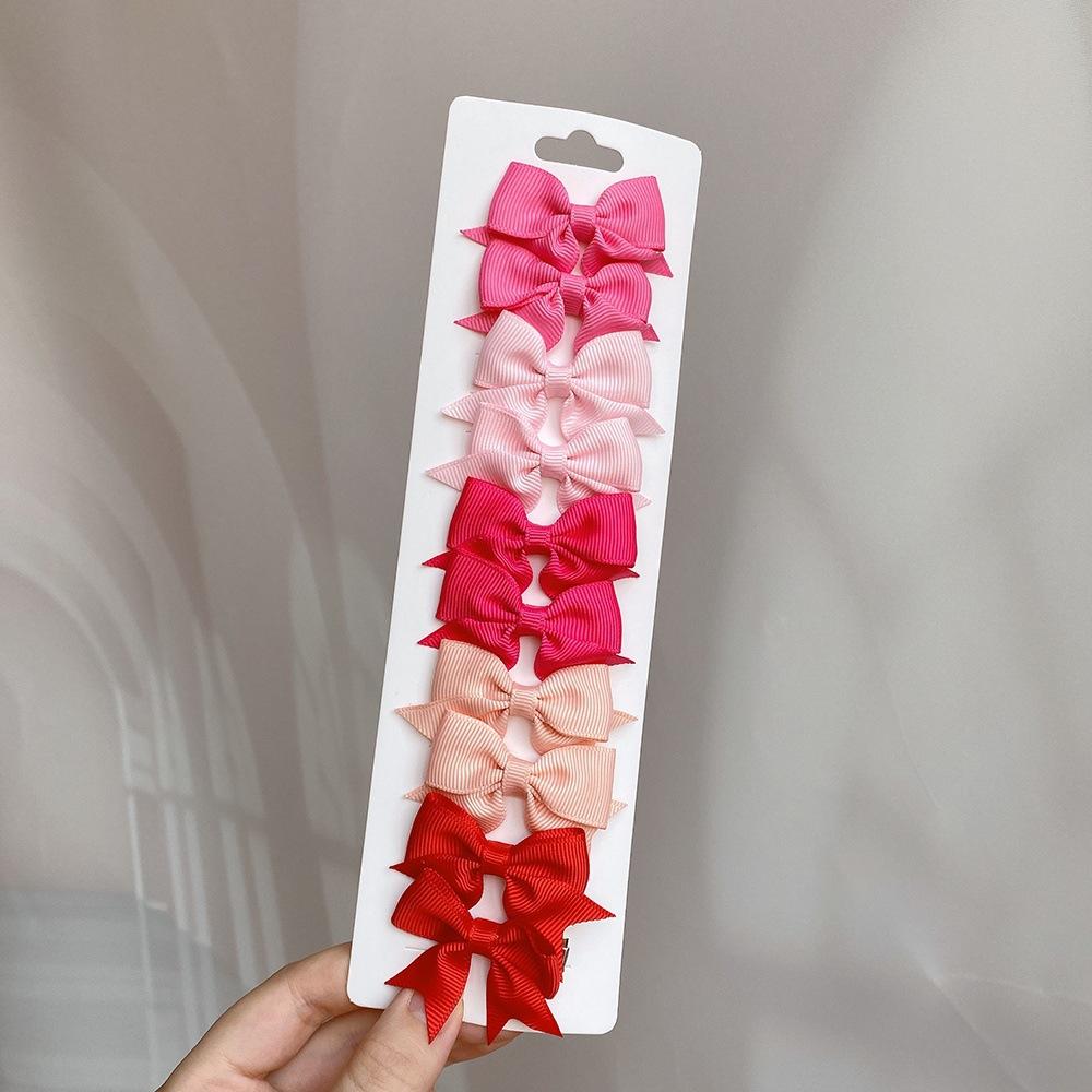 10PCS New Swallowtail Bow Children's Hair Clips Hair Accessories Set Cute Hundred Girls Hair Cards