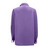Women's Fashion V Neck Solid Color Long Sleeve Pocket Shirt Women