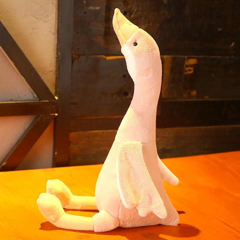 Милая белая, розовая, серая плюшевая игрушка-лебедь, плюшевая кукла, подушка для детей, младенцев, подарок и утешение