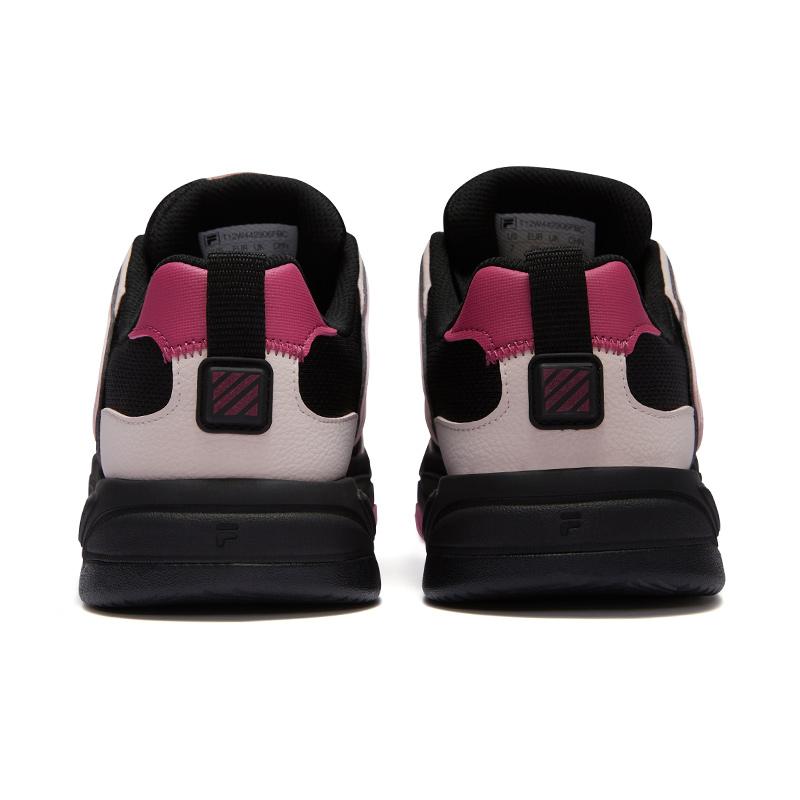 Fila Fusion Кроссовки Bank II Повседневные Легкие Низкие Женские кроссовки Черный Фиолетовый T12W442906FBC