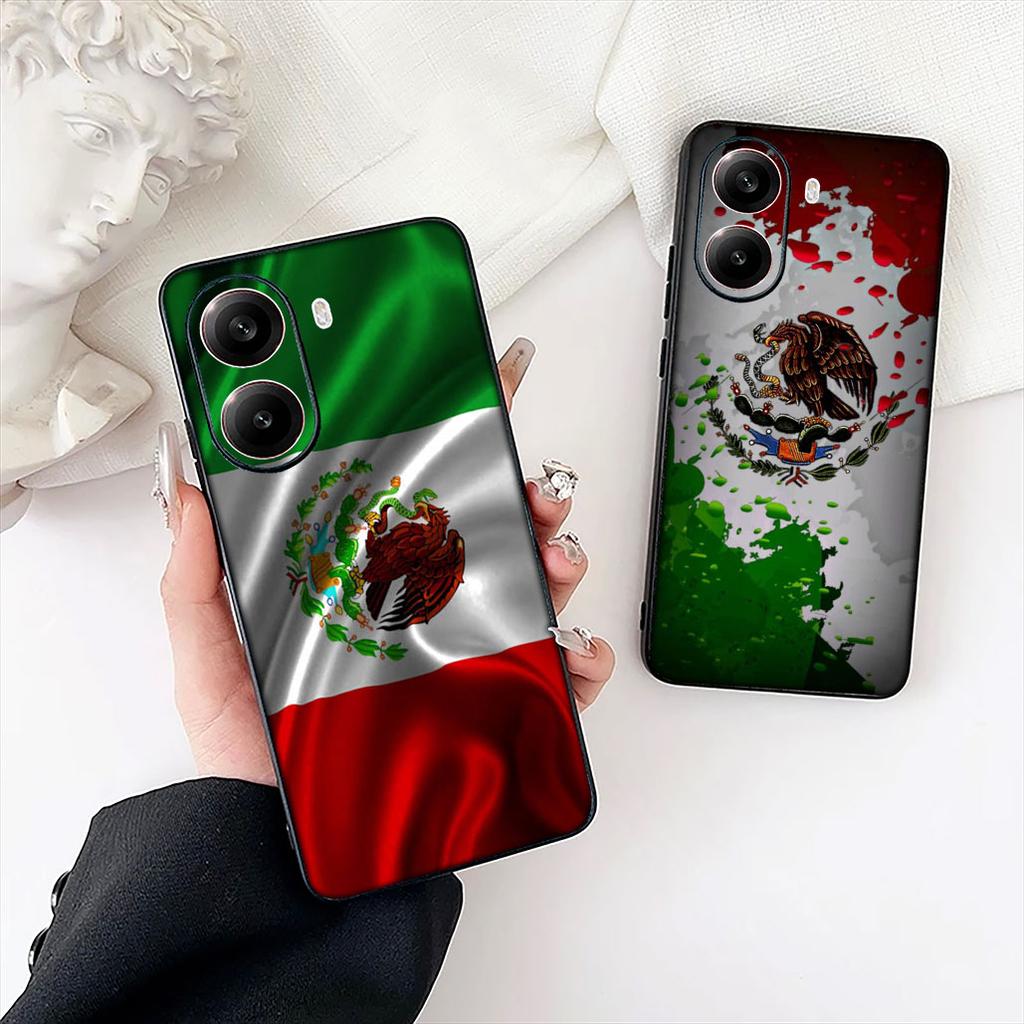 Mexico M-Mexicans Flag Phone Cover for Xiaomi Redmi Note 13 14 ProPlus Pro Plus 14C A4 13C Pro+ Note14 Protective Case