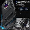 Чехол для ROG Phone 5 Черный Жесткий Чехол с Подставкой для Телефона Ударопрочный Защитный Чехол для Игрового Телефона Asus ROG5