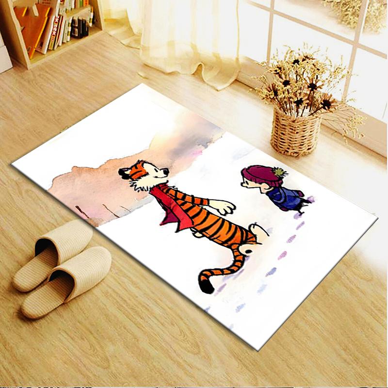 2025 New Calvin and Hobbes Carpet Rug for Living Room Bedroom Home Sofa Decoration,Kids play Non-slip Floor Mat