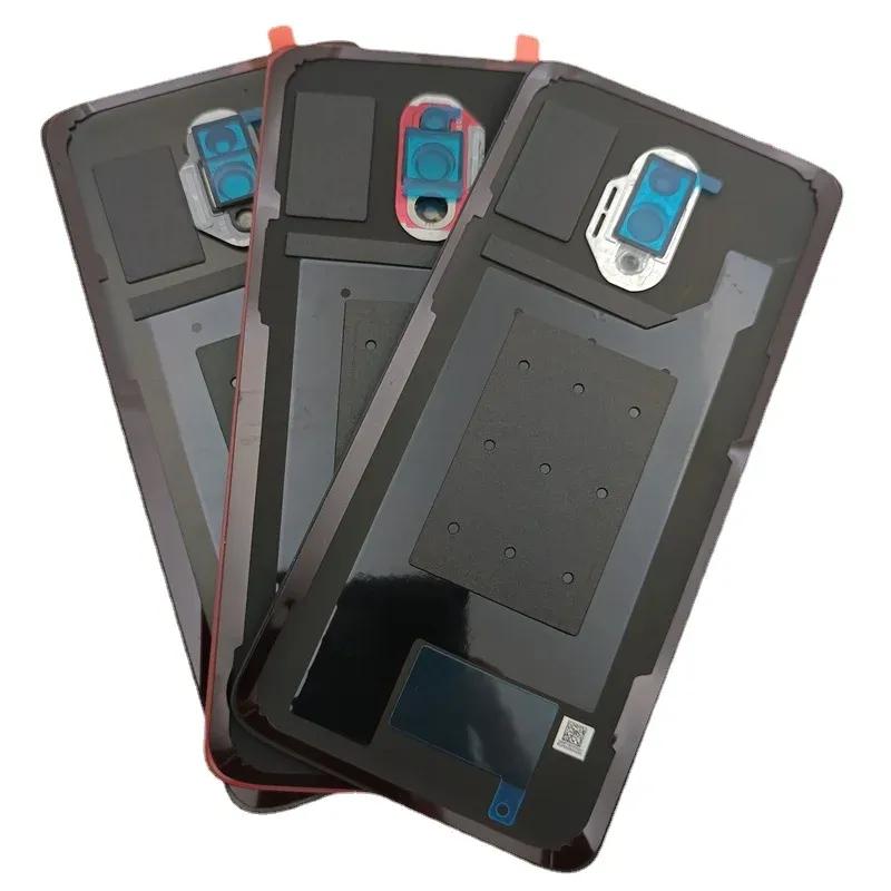 Стеклянная задняя крышка для OnePlus 7, крышка аккумулятора, задний корпус, замена заднего корпуса для Oneplus7, задний корпус с рамкой для камеры, линза