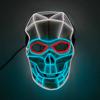 Halloween Skull Light Up Masks Scary Disguise Costumes Dexoration Cosplay Anime Killer Mask Luminous Skull Masks Skeleton Mask