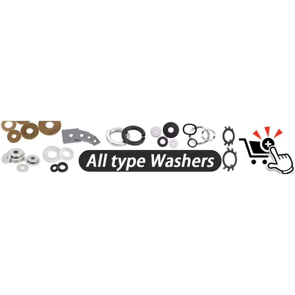 304 Stainless Steel M1.6 M2 M3 M5 M6 M8~ M24 Gasket Ultra-thin Metal Screw Flat Washer Standard Increase Thickened Meson Washer
