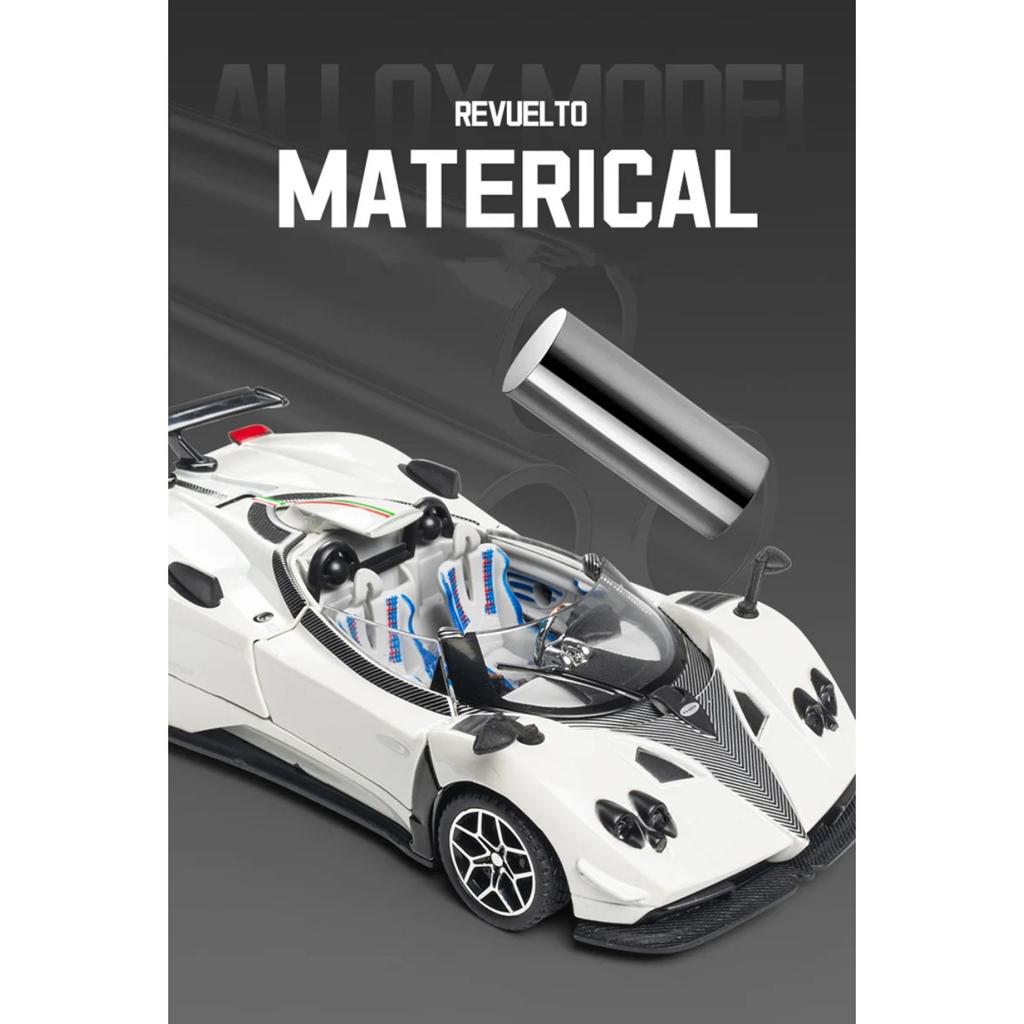 1/32 Pagani Zonda HP Barchetta Сплав Концепт Спортивный автомобиль Модель Литой Металл Гоночный Суперкар Модель Транспортного Средства Звук Свет Детский Подарок