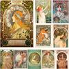 Vintage Art Nouveau Alphonse Mucha Posters Prints Canvas Painting Abstract Woman Wall Art Picture For Living Room Home Decor
