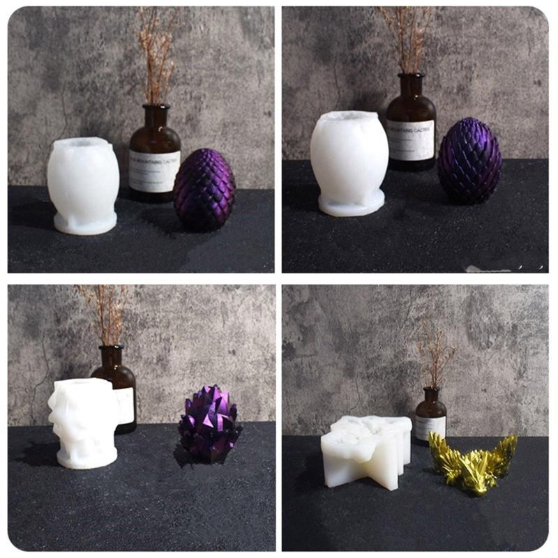 Силиконовая форма для кристаллов дракона, реалистичные фигурки дракона, форма для крафта, формы для животных из эпоксидной смолы для поделок ручной работы