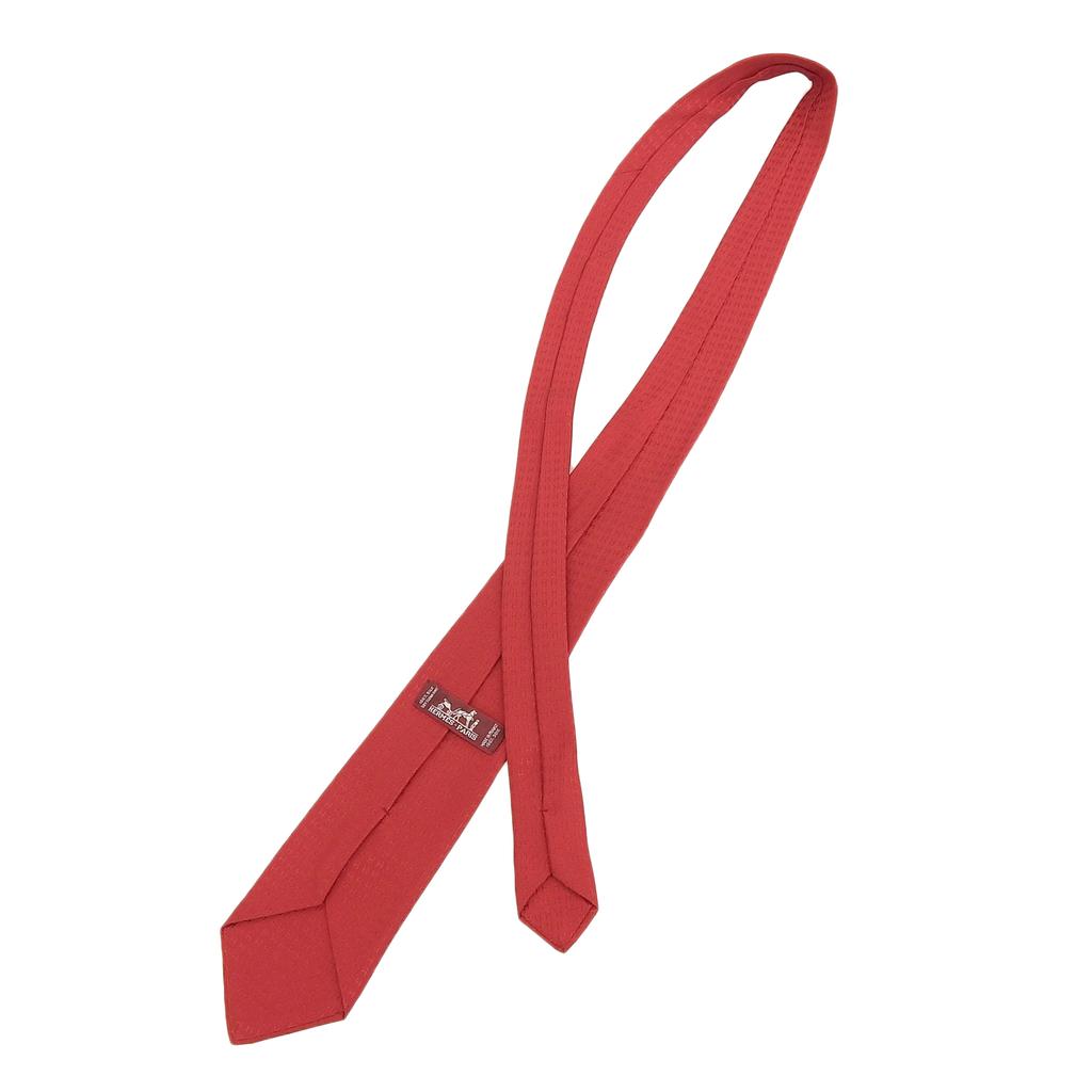 Отличный галстук HERMES Cravate H motif шелковый мужской 038189T Б/у