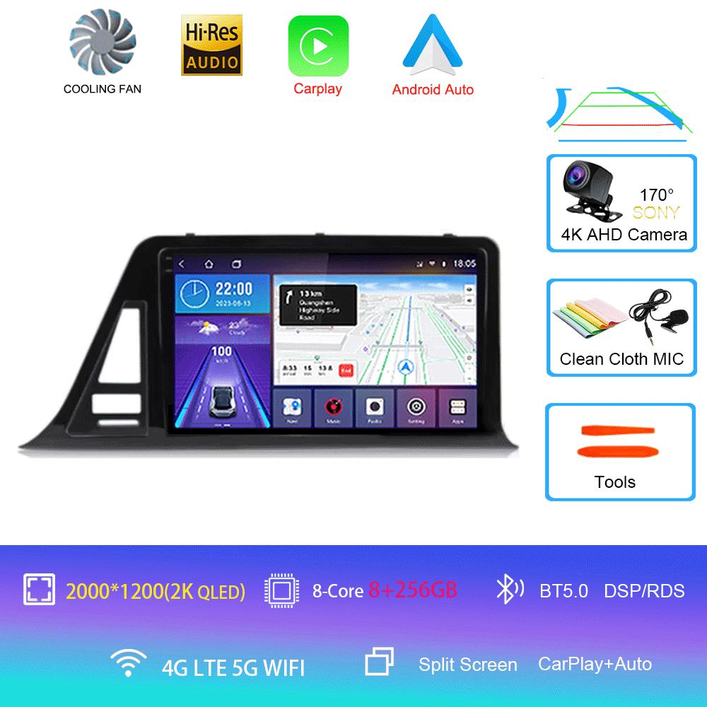 Для Toyota C-HR CHR 2016-2020 автомобильный радиоприемник Android 14 Carplay Auto Screen мультимедийный проигрыватель с правой стороны водителя стерео 2din головное устройство