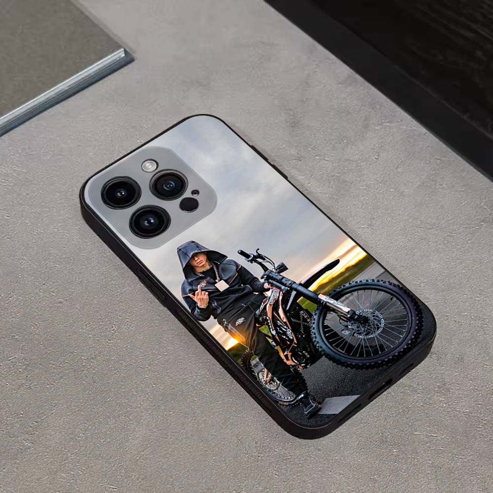 Чехол для телефона рэпера Central Cee для iPhone 16,15,14,13,12,11 Plus,Pro Max,XS,X,XR,SE,Mini,8,7, Мягкий силиконовый черный чехол