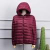 Women's Plus Size Lightweight Down Jacket - Short Style, Suitable for 200+ Pounds, Casual Winter Wear for All Ages
