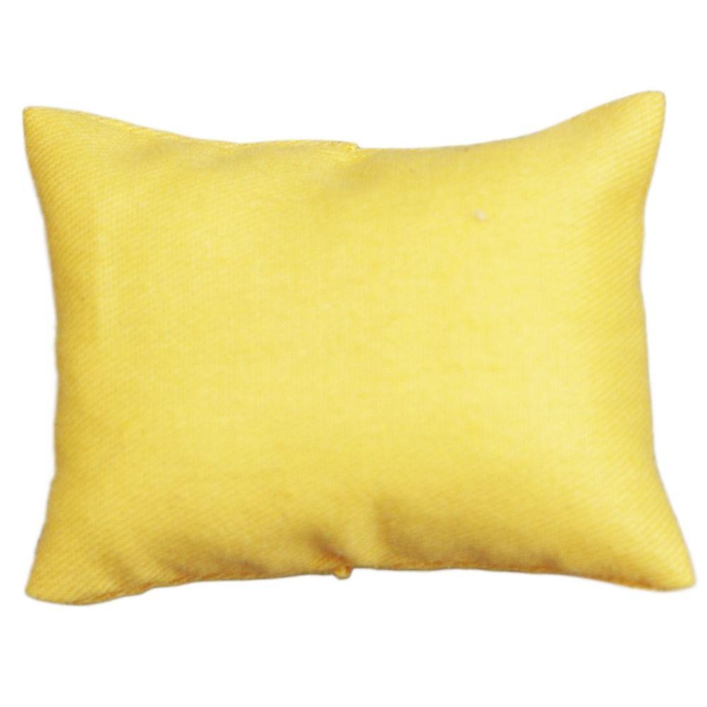 Аксессуары для кукольного дома Подушка в форме цветка в форме сердца Модель ролевой игры Моделирование Подушка в клетку Ob11