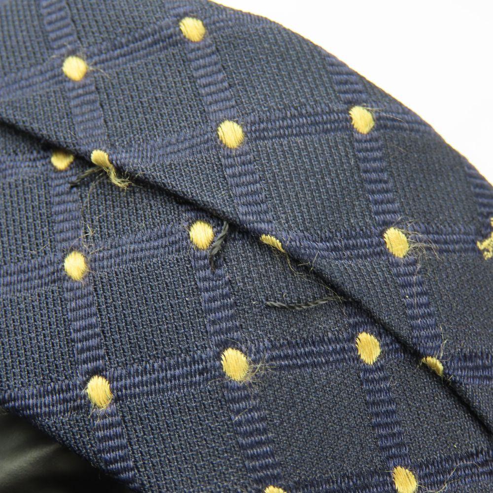 Used BURBERRY Tie Silk Navy Suit