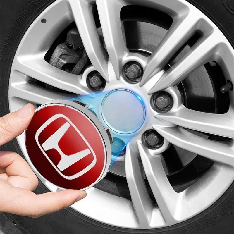 Для Honda 4 шт. Центральный колпачок ступицы колеса автомобиля Колпачок ступицы диска Пылезащитная крышка ступицы для Honda Civic XR-V HR-V City Accord Odyssey Spirior CRV