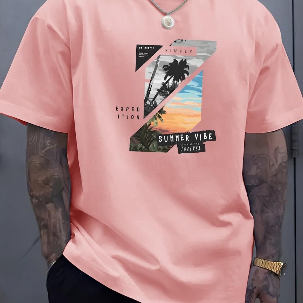 Fashionable summer Unisexs new New York City landscape print soft and breathable round neck Tshirt outdoor street top