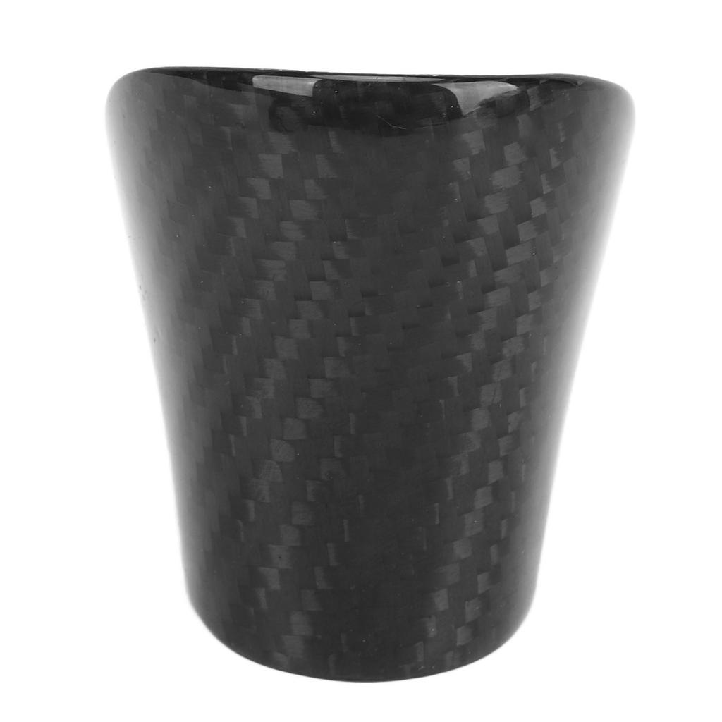 Carbon Fiber Gear Shift Knob Cover Tough Delicate Surface Comfortable Touch Fit For GTR R35 2008‑2015