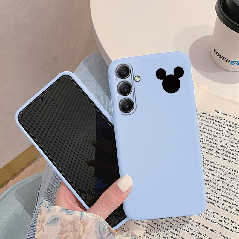 Couple Patterned Soft Silicone Case For Xiaomi Redmi Note 13 Pro 13C Samsung A55 M35 S24 iPhone Huawei Honor Realme Camera Protective Shockproof Cover