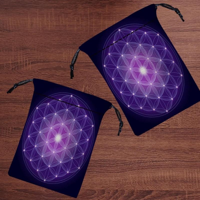 Мини Ювелирные Кости Карта Подарочный Мешочек на Завязках Мешочек для Гаданий Таро